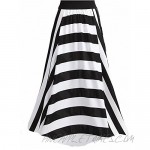 Afibi Women Chiffon Mopping Floor Length Big Hem Solid Beach High Waist Maxi Skirt