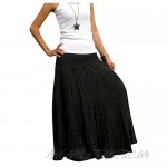 Billy's Thai Shop Plus Size Maxi Skirt Long Skirts for Women Handmade Tiered Skirt
