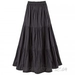 CATALOG CLASSICS Women's Reversible Broomstick Skirt - Blue Lagoon Paisley Print Reverse to Black
