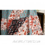 Happy Sailed Womens Boho Floral Print Elastic High Waist Pleated Ruffles Swing Long Skirts S-XL