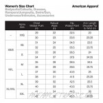 American Apparel Women's Metallic Halter Catsuit