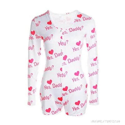 Women Deep V Jumpsuit Overall Sexy Romper Bodycon Bodysuit Casual Long Sleeve Leopard Pajama Sleepwear Clubwear