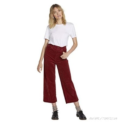 Volcom Women's Oh My Cord Wide Leg Cropped Pant