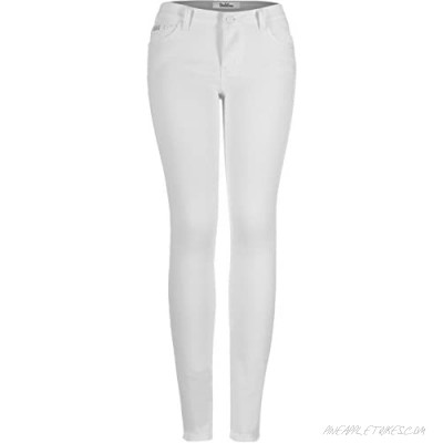 BodiLove Women's Comfort Stretch 5 Pocket Skinny Jeans