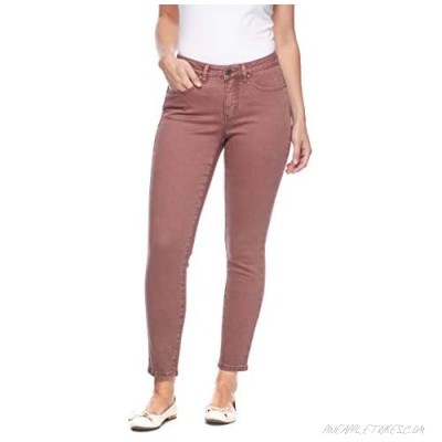 FDJ French Dressing Women's Olivia Slightly Curvy Fit Slim Ankle Jeans Rosewood 6