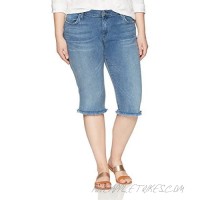 James Jeans Women's Plus Size Bermuda Short Jean in Venice
