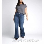 Silver Jeans Co. Women's Plus Size Note High Rise Flare Leg Jeans