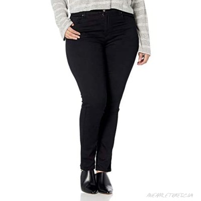 V.I.P.JEANS Women’s Plus Size Denim Pants - Dark Mid Waist Skinny Jeans For Women