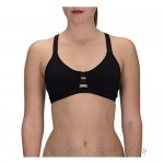 Hurley Women's Quick Dry Max Compression Printed Triangle Bikini Surf Top