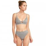 RVCA Women's Solid Bikini Top