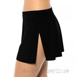 Magicsuit Women's Jersey Tennis Skirt Full Coverage Swim Bottom with No-Show Waistline