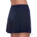 Penbrooke Women's Plus Size Swimwear Side Slit Skirt Tummy Control Full Coverage Swim Bottom Separate
