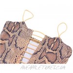 Women´s Sexy Snakeskin Dress Spaghetti Strap Front Follow Out Bodycon Mini Club Dress Female Short Dress