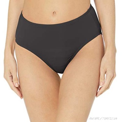 Fit 4 U Women's Solid Swim Brief Bikini Bottom