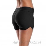 Tomlyws Women's Swim Shorts Solid Bikini Bottoms Tummy Control Tankini Bottoms