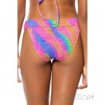ViX Swimwear Women's Glitter Print Bia Tab Side Hipster Bikini Bottom