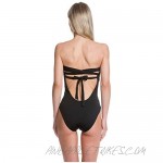 Becca by Rebecca Virtue Women's Convertible Strap One Piece Swimsuit Swimsuit