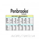 Penbrooke Plus Size Women's Swimwear Nature's Mix Shirred Insert Girl Leg Tummy Control Soft Cup One Piece Swimsuit