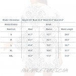 INWECH Women's Casual 3/4 Sleeve Floral Print Cardigan Capes Kimono Chiffon Loose Beach Cover up Summer