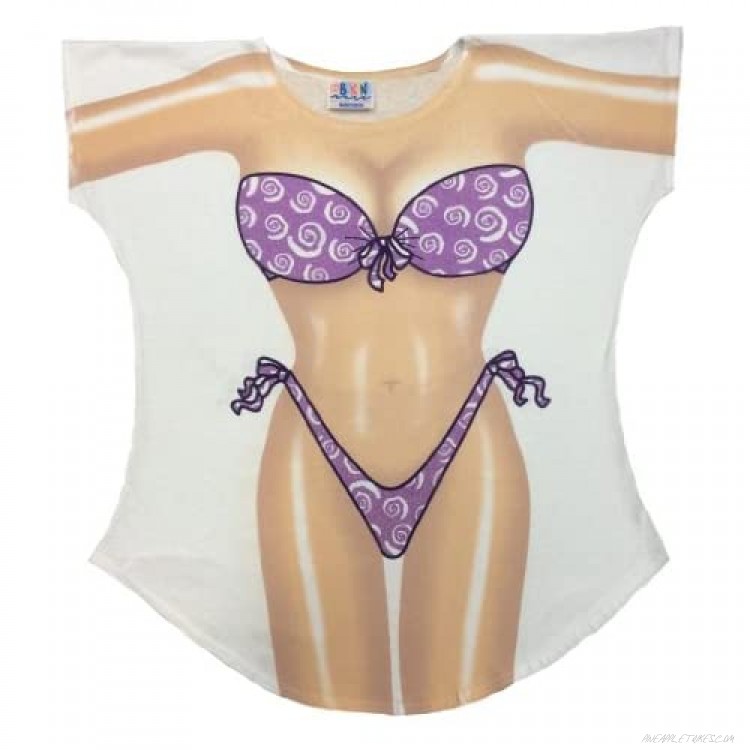 L.A. Imprints Sparkle Bikini Body Cover-Up T-Shirt #15