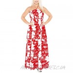 LA LEELA Women's Plus Size Tube Dress Summer Dress for Girls Sundress Printed A