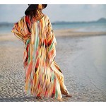 MEILING Women's Sheer Chiffon Caftan Dress Turkish Kaftans Beach Long Cover Ups Swimwear Swimsuit Beachwear