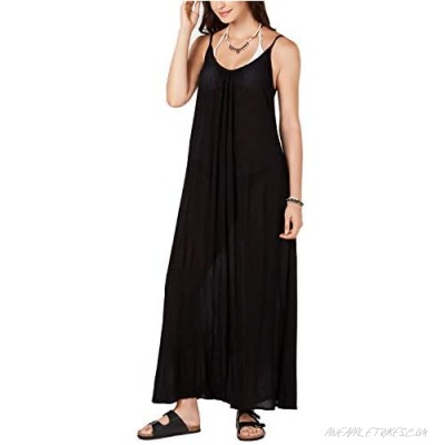 Raviya Sleeveless Swimsuit Cover-Up Maxi Dress Black Size Medium