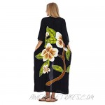 SHU-SHI Womens Kimono Cardigan Floral Robe Beach Cover Up Open Front One Size