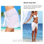 TreatMe Swimsuit Wrap Skirt - Women's Chiffon Swimwear Cover Up Beach Short Sarong Pareo Bikini Cover up for Vacation