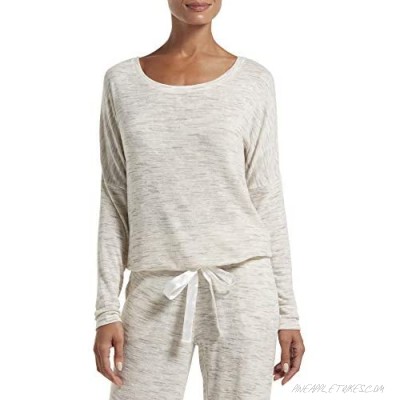 HUE Women's Knit Long Sleeve Pajama Sleep Shirt