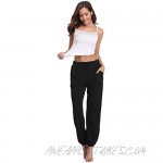 Aibrou Pajama Pants for Womens Sweatpants Jogger Pant Cotton Stretch Knit Lounge Pants Bottoms