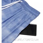 Aoysky Women's Comfy Casual Pajama Pants Tie-dye Gradient Drawstring Palazzo Lounge Wide Leg Pants