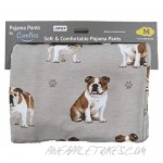 E & S Imports Women's Bulldog Dog Lounge Pants - Pajama Pants Pajama Bottoms - X-Large