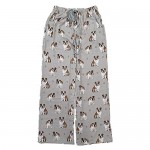 E & S Imports Women's Bulldog Dog Lounge Pants - Pajama Pants Pajama Bottoms - X-Large