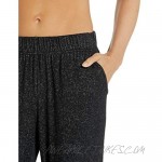 Essentials Women's Cozy Knit Full Length Straight Leg Relaxed Fit Pajama Pant