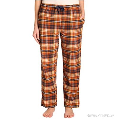 EVERDREAM Sleepwear Womens Flannel Pajama Pants Long 100% Cotton Pj Bottoms