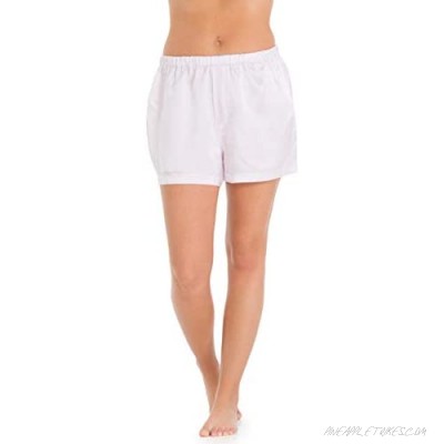 Fishers Finery Women's 100% Mulberry Silk Boxer; Sleepwear; Lounge Shorts