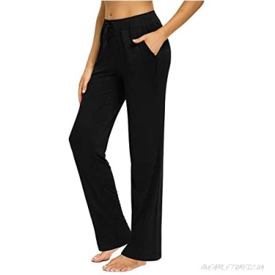 fitglam Women's Yoga Pants Soft Casual Daily Pajama Pants Drawstring Workout Active Pants with Pockets