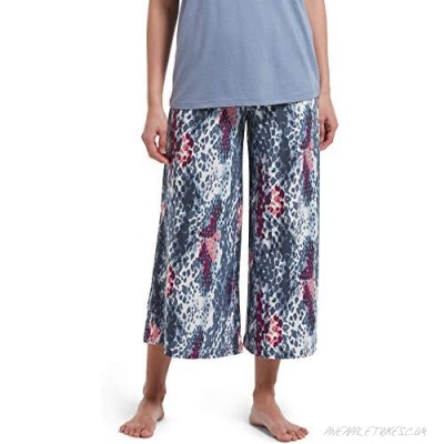 HUE Women's Printed Knit Coulotte Pajama Sleep Pant