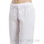 J & Ce Women's Cotton Gauze Low Waist Beach & PJ Pants