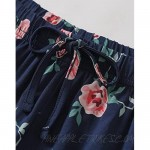 Latuza Women's Bamboo Viscose Floral Boxer Pajama Shorts