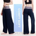 TNNZEET Women’s Comfy Pajama Pants - Drawstring Casual Lounge Pants Wide Leg