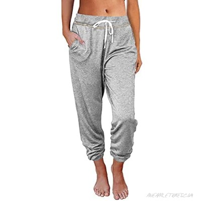 Women's Lightweight Lounge Pajama Pants Casual Loose Fit Sweatpants with Pockets