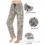 Women's Plush Fuzzy Pajama Pants Warm Cozy Pj Bottoms Drawstring Lounge Pants Fleece Sweatpants Fluffy Sleepwear