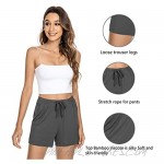 YOSOFT Bamboo Sleep Shorts for Women Soft Pajama Bottoms Casual Lounge Shorts Plus Size Boxers Sleepwear S-4X