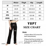 YUPT Pajama Pants for Women High Waist Yoga Pants Lounge Pants Bootcut Sleep Bottoms M-XXXL