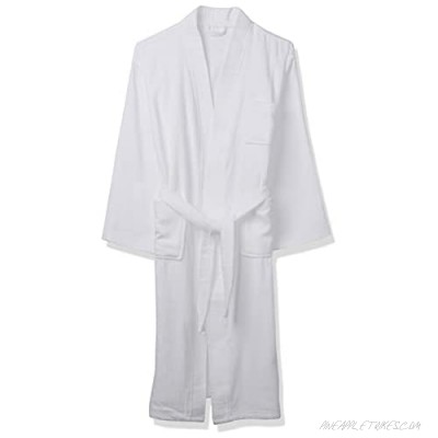 Acanva Robe for Women 100% Cotton Womens Robe with Waist Front Tie & Side Pocket