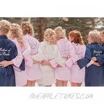 Classy Bride’s Personalized Mrs. Bridal Robe – Satin Robe for Women & Bridesmaid Robes - Wedding & Bridal Party Robes