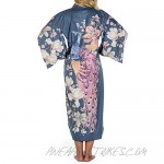 Floral Satin Robes Women Kimono Bridal Party Robes Long Lightweight