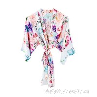 ModParty Women Floral Succulent Robe Bride Dressing Gown Floral Wedding Bridesmaid Kimono Robe
